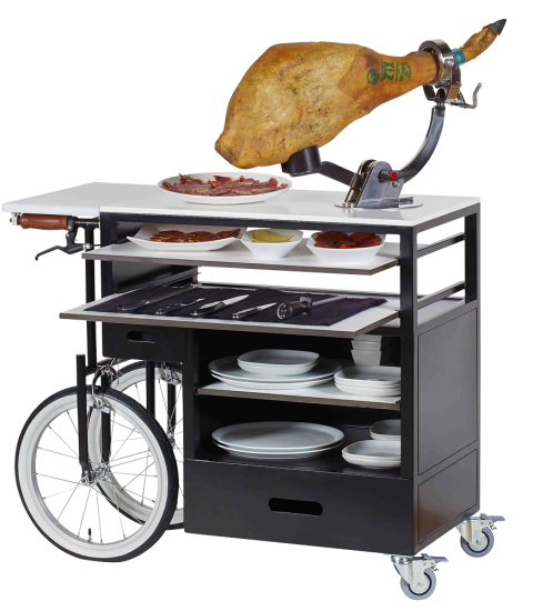 Chariot à découper le jambon